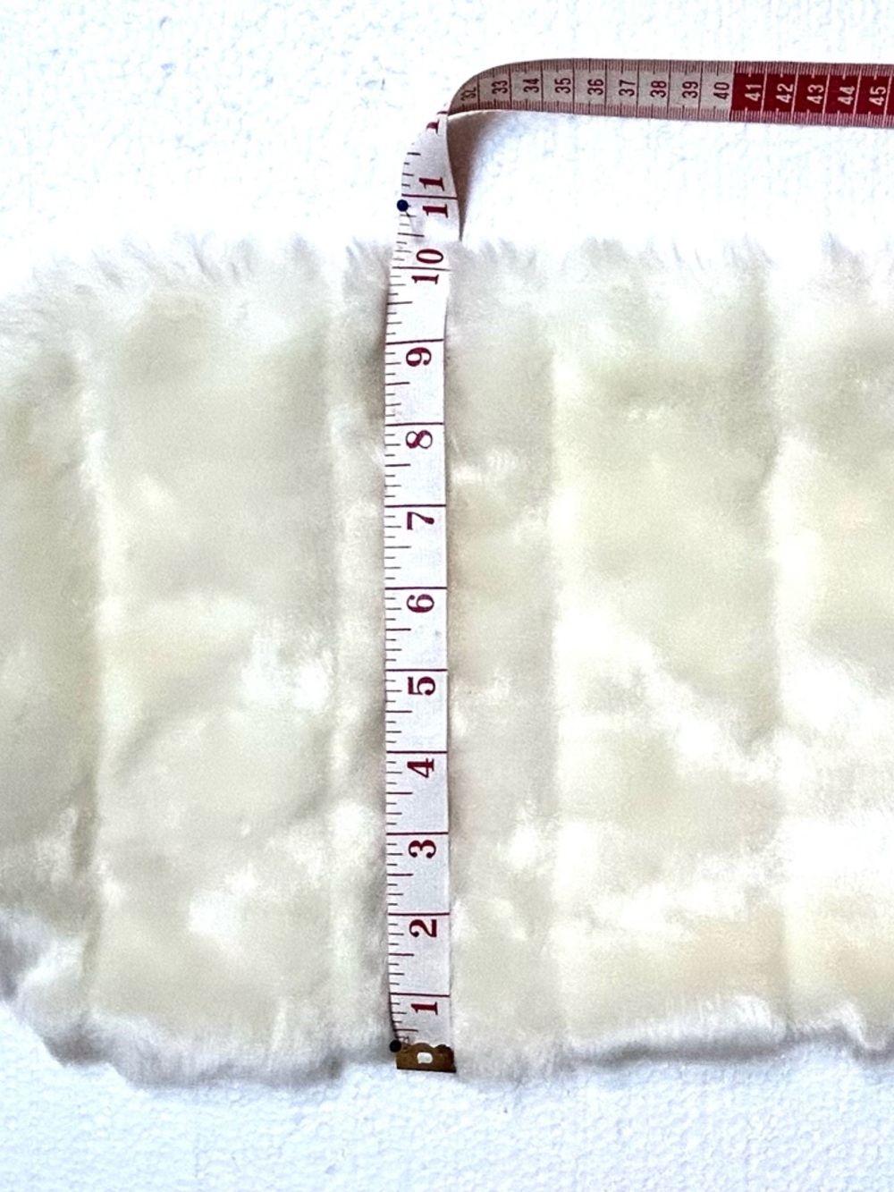 Handmade Ivory Bridal Wedding Stole Shawl Wrap Satin Lined 49”x 10” - Picture 5 of 7